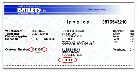 Sample invoice